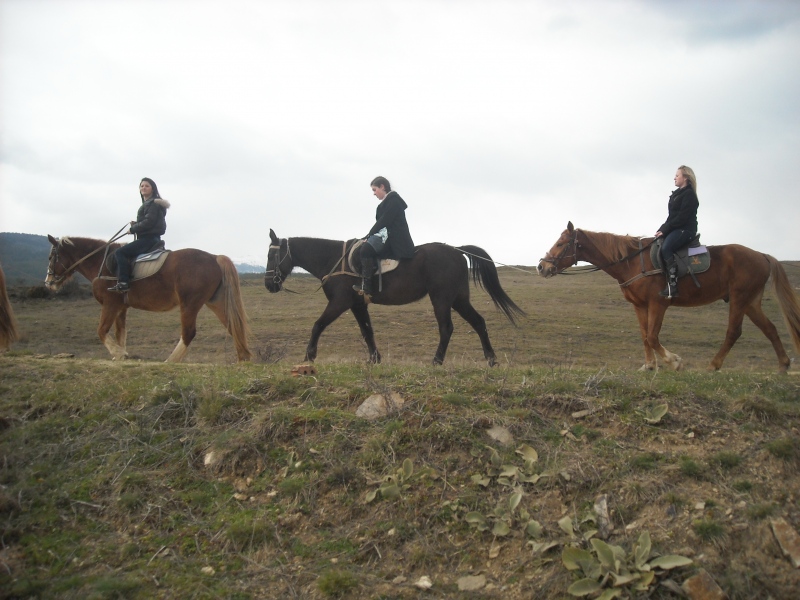 Ученици от Сандански проведоха учебна практика в конна база Периволас
